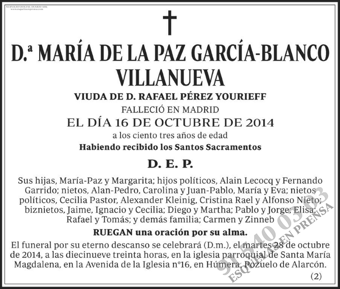 María de la Paz García-Blanco
